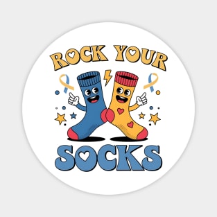 Rock Your Socks – World Down Syndrome Awareness Day Magnet